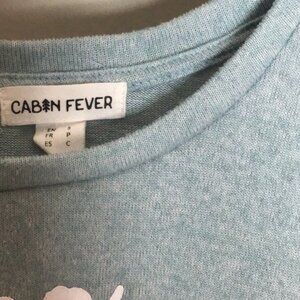 Cabin Fever > Blue Graphic Sweatshirt
